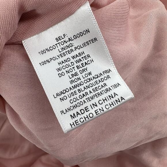 Altar’d State Puff Sleeve Babydoll Mini Dress Women’s Size S Pink Pockets NWT - Picture 8 of 11